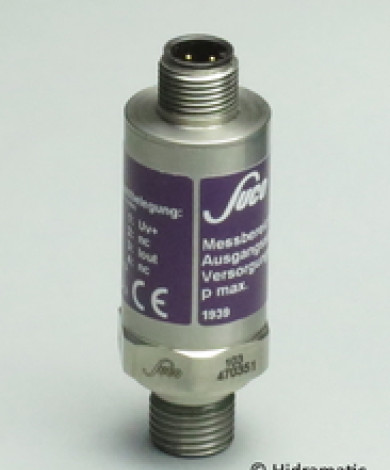 Pressure transmitter SUCO 072010141B002, 4-20 mA, 0-10 bar (0-145 psi), G1/4-E, M12