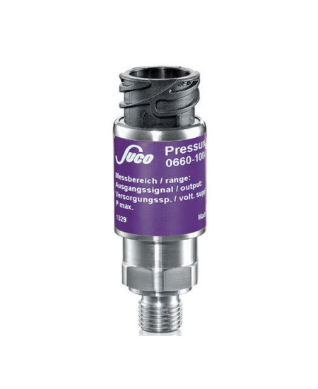 <span>Transmetteur de pression SUCO </span>0650102413004, 0-10 V, 0-100 bar (0-1450 psi), G1/4-E, Bayonet