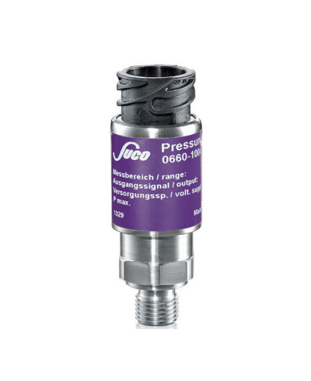 Pressure transmitter SUCO 0645161411004, 0,5-4,5 V rat., 0-16 bar (0-232 psi), G1/4-E, Bayonet