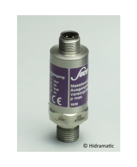 Transmissor de pressió SUCO 0660400411002, 4-20 mA, 0-4 bar (0-58 psi), G1/4-E, M12