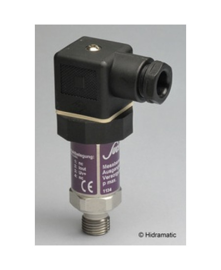 Transmetteur de pression SUCO 070525109B001, 0,5-4,5 V rat., 0-25 bar (0-362 psi), NPT 1/4, DIN