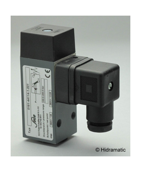 Pressure switch SUCO 0162441142001, 100-400 bar (±5,0-9,0), EPDM 