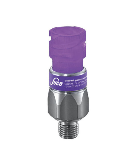 Transmisor de presión SUCO 0601161411004, 0-10 V, 0-16 bar (0-232 psi), G1/4-E, Bayonet