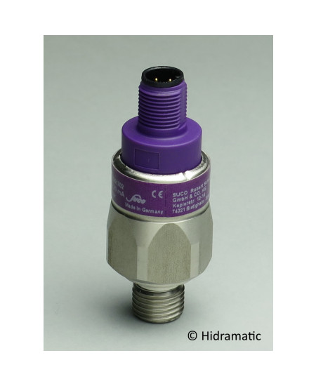 Trasmettitore di pressione SUCO 0601401412002, 0-10 V, 0-40 bar (0-580 psi), G1/4-E, M12