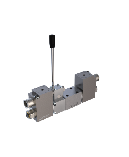 Electroválvulas direccionales antideflagrantes Ex d con palanca manual adicional NG6, Wandfluh WDYFA06_Z568