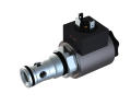 Directional poppet valves