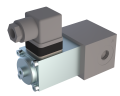 Directional poppet valves