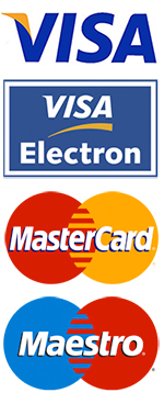 Visa, MasterCard, Maestro